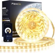 Maxcio 10m LED Light Strips Work Alexa and Google Assistant,Smart WiFi App Control RRP £24.99