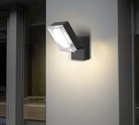 RRP £19.99 NBHANYUAN Lighting Outdoor Wall Light with Replaceable GX53 LED Bulb IP44