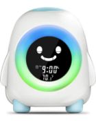 RRP £23.99 Cadrim Kids Alarm Clock Rise Kids Sleep Trainer Digital Alarm Clock