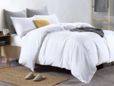 RRP £47.99 Euphoric Gifts 100% Pure Egyptian Cotton 4-Piece Bedding Set, Double