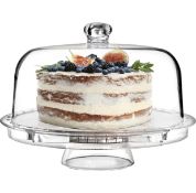 RRP £23.99 Rammento Multifunctional 5-In-1 Cake Stand and Dome Salad Punch Bowl