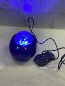 RRP £24.99 LED Night Light Projector, 3 in 1 LED Galaxy Starry Light Ocean Wave Projector