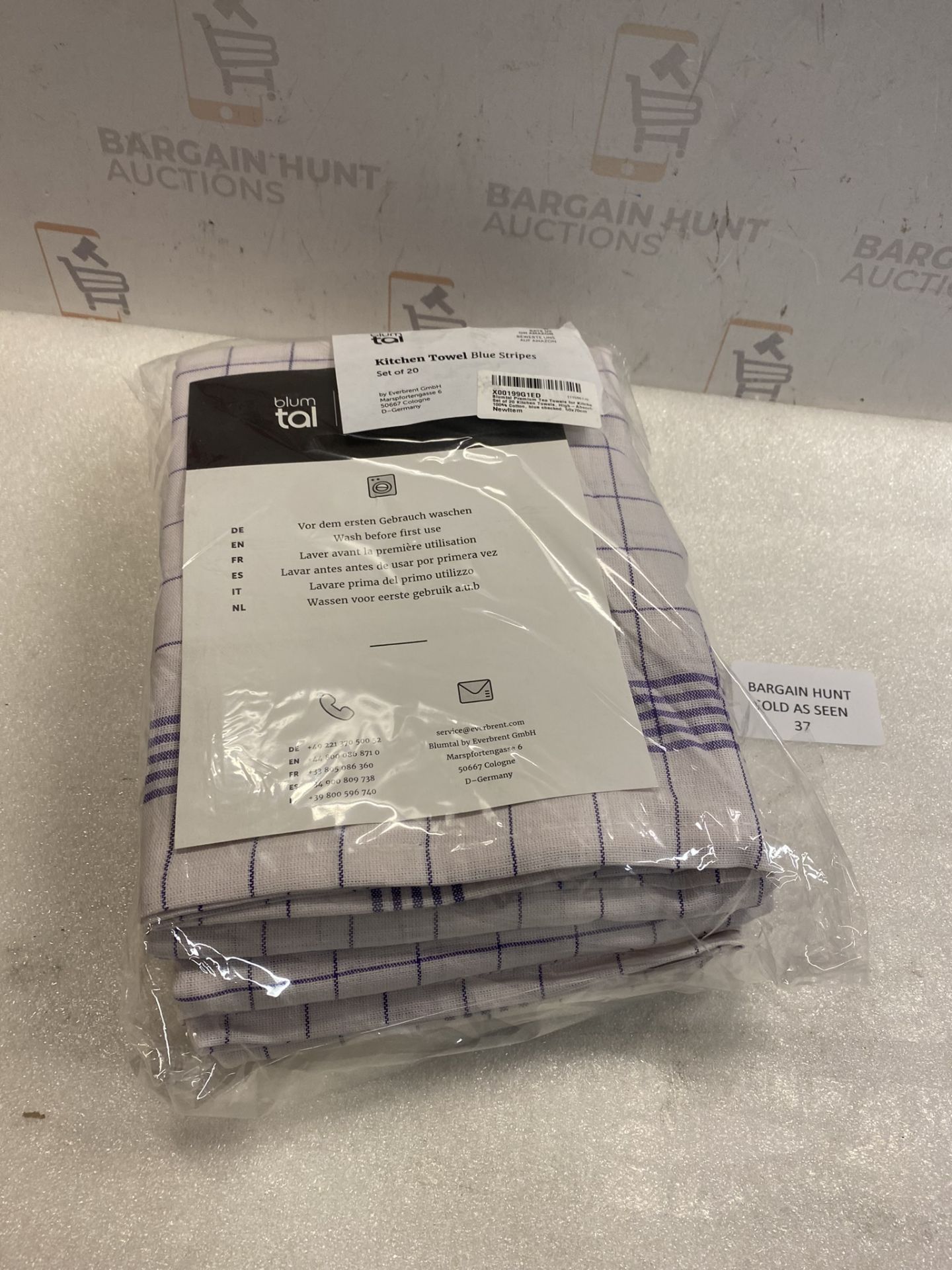 RRP £19.99 Blumtal Premium Tea Towels 100% Cotton Towels, Set of 20 - Image 2 of 2