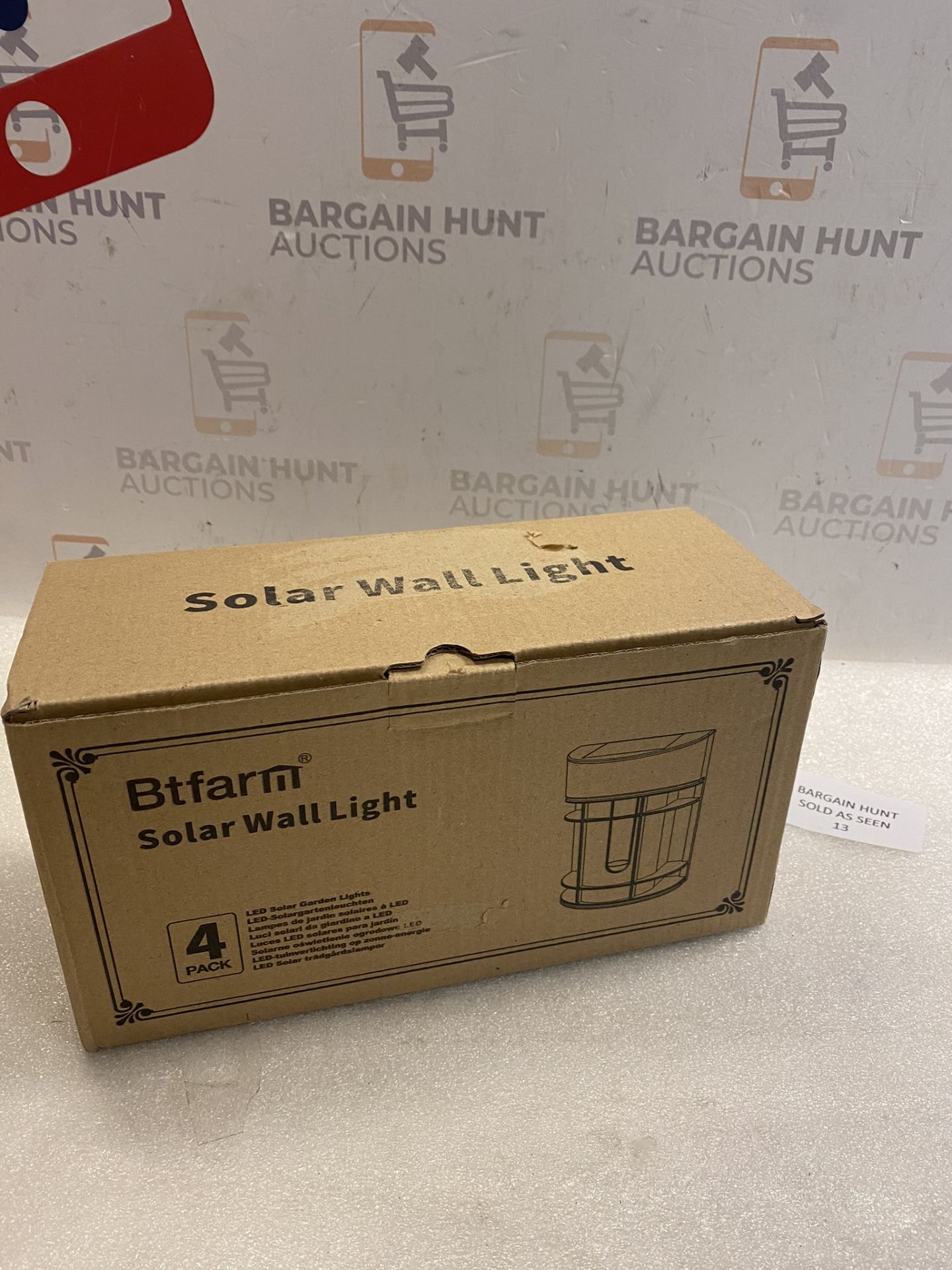 Btfarm 2-Pack Solar Fence Lights With Motion Sensor – 3 Modes, IP65 Waterproof, Retro Design, Warm White For Garden, Patio, Deck