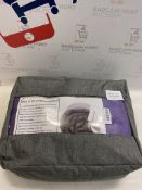 RRP £38.99 Pro Maison Weighted Anxiety Blanket - Purple 122x183cm 7kg, Single/Double Bed