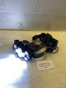 RRP £25.99 Victoper Head Torch 22000 Lumen LED Super Bright Rechargeable Headlight 10LEDs