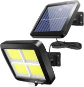RRP £21.99 Jorft Solar Outdoor Wall Light, Dimmable Motion Sensor Solar Powered Security Lamp