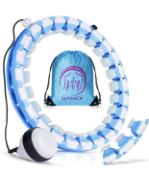 RRP £39.99 Laxback Weighted Hula Hoop Exercise Hoop with Ball Home Gym Core Massage