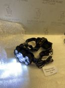 RRP £25.99 Victoper Head Torch 22000 Lumen LED Super Bright Rechargeable Headlight 10LEDs