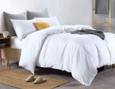 RRP £49.99 Euphoric Gifts 100% Pure Egyptian Cotton 4-Piece Bedding Set, King Size