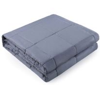 RRP £38.99 Pro Maison Weighted Anxiety Blanket - Grey 122x183cm 5.4kg, Single/Double Bed