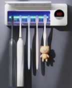RRP £24.99 Dshow UV Toothbrush Sanitizer Bathroom Toothbrush Holder 2000mAh Charging