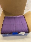 RRP £26.99 Pro Maison Weighted Anxiety Blanket - Purple Kids 105x153cm-3.2kg