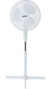 RRP £38.99 Geepas 16" Pedestal Fan Electric Floor Stand Cooling Fan