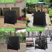 RRP £80 Set of 4 x Outdoor Oxford Fabric Cover Windproof Anti-UV Waterproof Table Tennis Cover