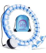 RRP £39.99 Laxback Weighted Hula Hoop Exercise Hoop with Ball Home Gym Core Massage