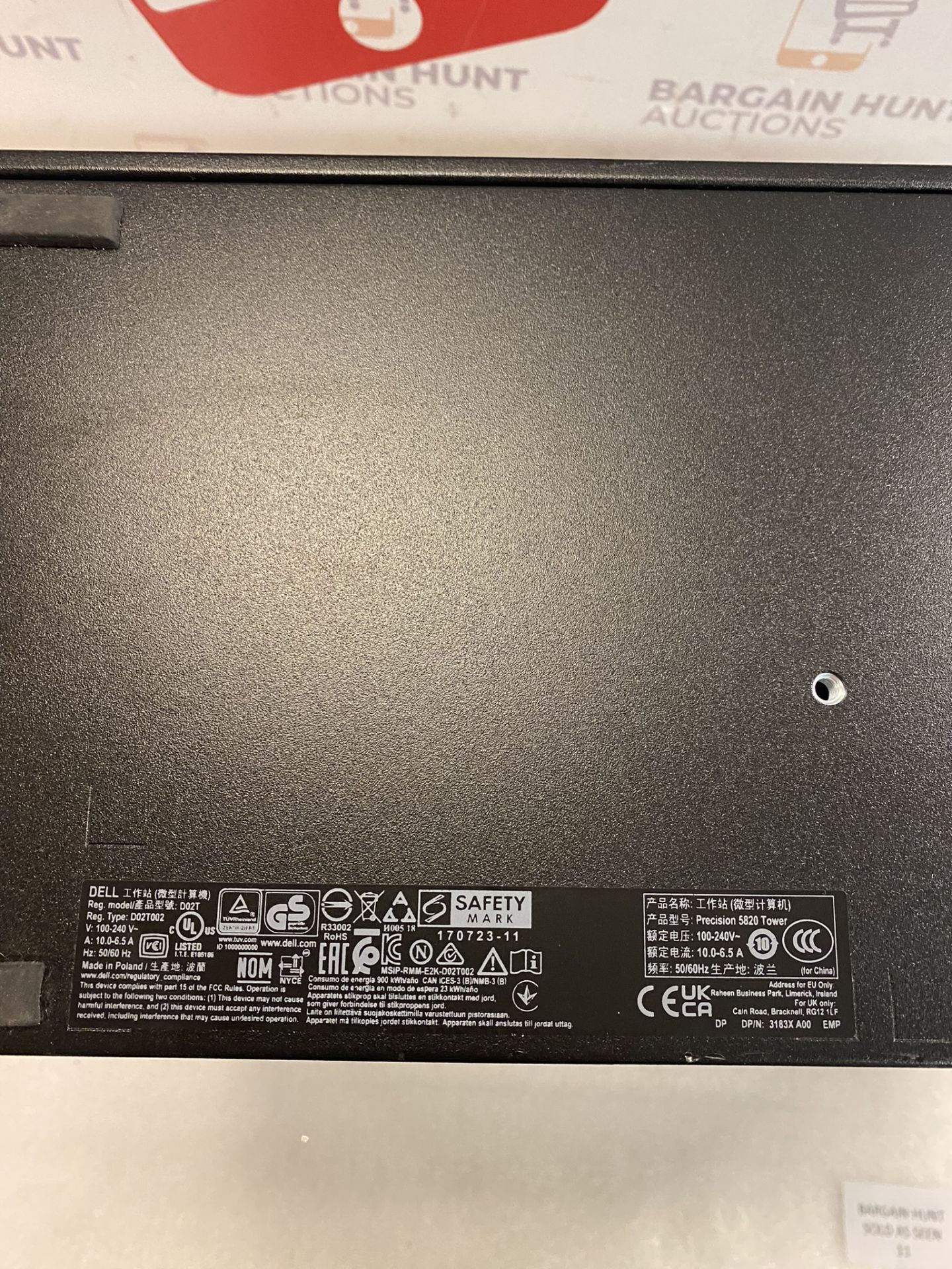 Dell Precision 5820 High Performance Tower Workstation (without harddrive) - Image 7 of 7