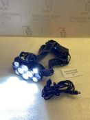 RRP £25.99 Victoper Head Torch 22000 Lumen LED Super Bright Rechargeable Headlight