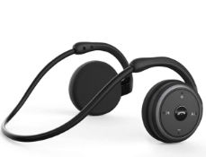 RRP £23.99 AEAK Bluetooth Headphone Sports Zero Pressure Foldable with Built-In Mic Earphones