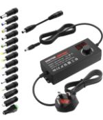 Shnitpwr 3V-12V Power Supply 10A 120W AC to DC Adapter Adjustable Power Converter