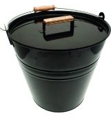 RRP £24.99 Valiant Fireside Log Kindling and Coal Bucket 30cm Diameter
