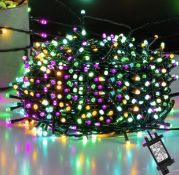 RRP £29.99 Ulinek 50M 500 LED String Fairy Lights Outdoor Multicolour Garden Lights