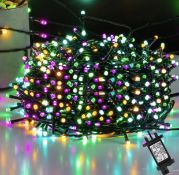 RRP £29.99 Ulinek 50M 500 LED String Fairy Lights Outdoor Multicolour Garden Lights