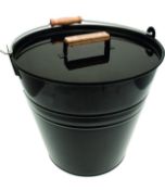 RRP £24.99 Valiant Fireside Log Kindling and Coal Bucket 30cm Diameter