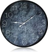 RRP £39.99 XM-ZHHY Silent Wall Clock, Large 20" Non Ticking Quartz Wall Clock