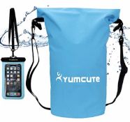 yumcute Dry Bag, 20L Waterproof Bag with phone dry bag and long adjustable Shoulder Strap
