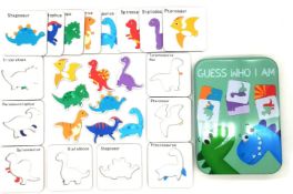 Set of 2 x Guess Who I Am Flashcard Toy, Kids Cognitive Matching Puzzle Toy