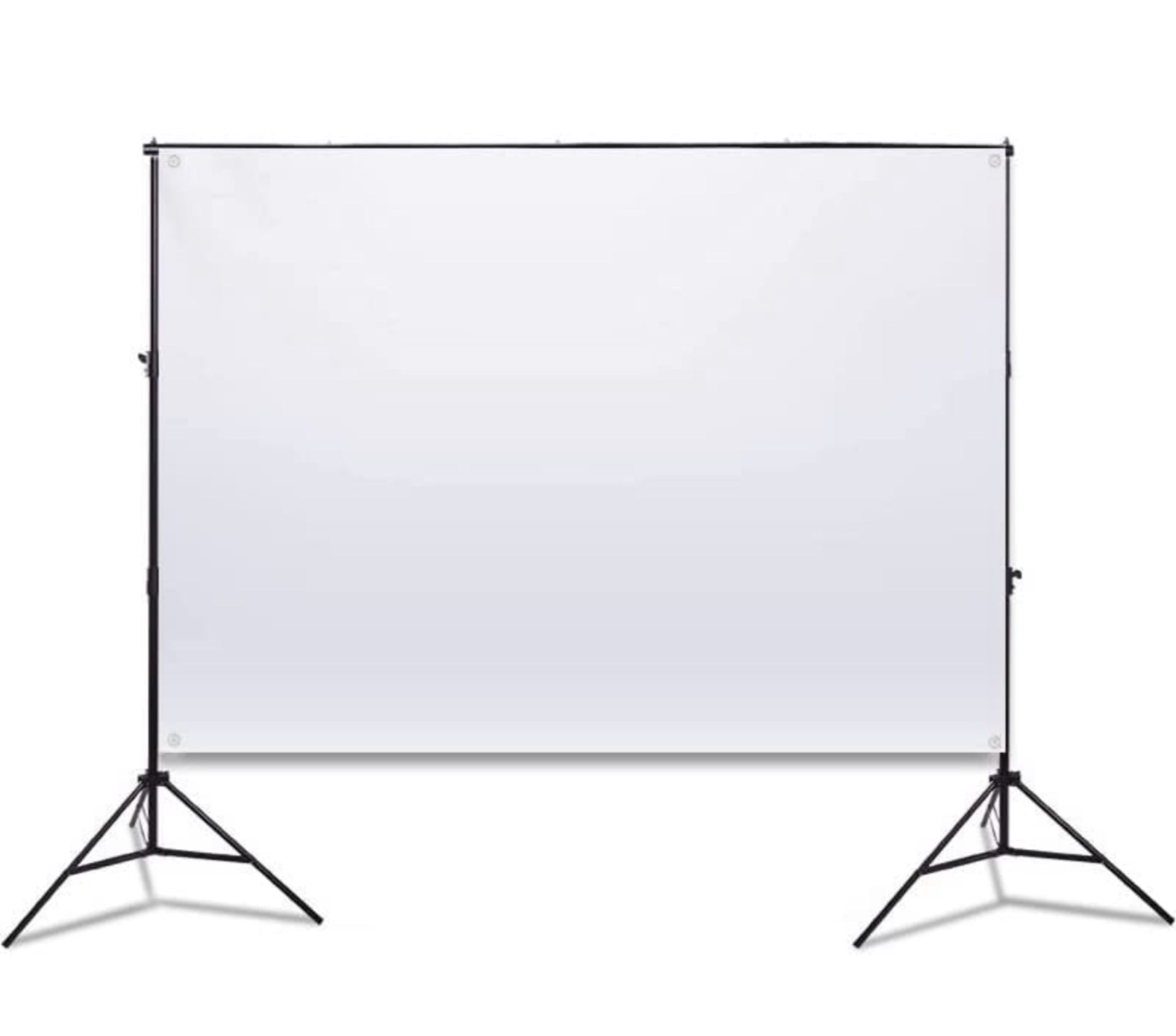 RRP £18.99 Djoymock White Photography Background 8x8ft Polyester Backdrop Muslin