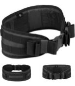RRP £18.99 Selighting Molle Padded Patrol Belt with Waist Protection Tactical Waist Belt
