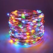RRP £520 Set of 26 x FairyDecor 8-Packs 5m/16ft Battery Operated Copper Wire Starry String Lights