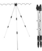 Kinberry Telescopic Aluminium Alloy Fishing Rods Folding Tripod Stand Holder