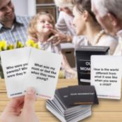 RRP £160 Set of 10 x Our Moments Generations: 100 Thought Provoking Questions Card Game