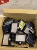 Box of Solar Garden Lights Motion Sensor Security Lights, 6 Pieces