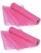 RRP £36 Set of 4 x Dproptel 2-Rolls 26m x 29cm Organza Roll Sashes Fabric Table Runner Chair Sashes