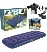 RRP £23.99 Supply Cube Blow Up Bed Airbed with AC Pump, Single