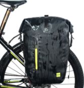 RRP £45.99 Selighting 20-25L Bike Pannier Bag Waterproof Bicycle Rear Seat Trunk Bag