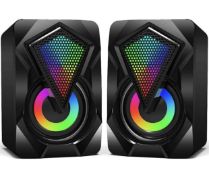 Light Up Volume Control RGB PC Speakers
