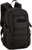 RRP £23.99 Selighting Small Tactical Backpack 12/20L Military Rucksack Waterproof