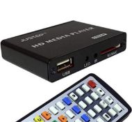 RRP £44.99 Justop HD Media Box Player Full HD 1080P HDMI Out 5.1 Surround Sound