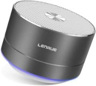 LENRUE Bluetooth Speaker, Mini Portable Speakers with LED Lights RRP £19.99
