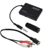 RRP £16.99 Justop BTR006 Bluetooth Wireless Stereo Audio Receiver