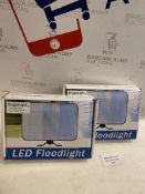 Large LED Floodlights, Set of 2