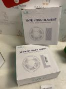 RRP £36 Set of 2 x 3D Printer Filament SUNLU Matte PLA, PLA Matte Surface, 1KG Matte Clay