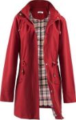 RRP £56.99 Polydeer Women Lightweight Waterproof Coat Jacket Hooded Softshell Long, XL