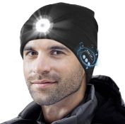 Rechargeable LED Bluetooth Music Beanie Hat