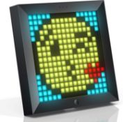 RRP £49.99 Divoom Pixoo Pixel Art Digital Photo Frame with 8.6 Inch Mood Light App Control